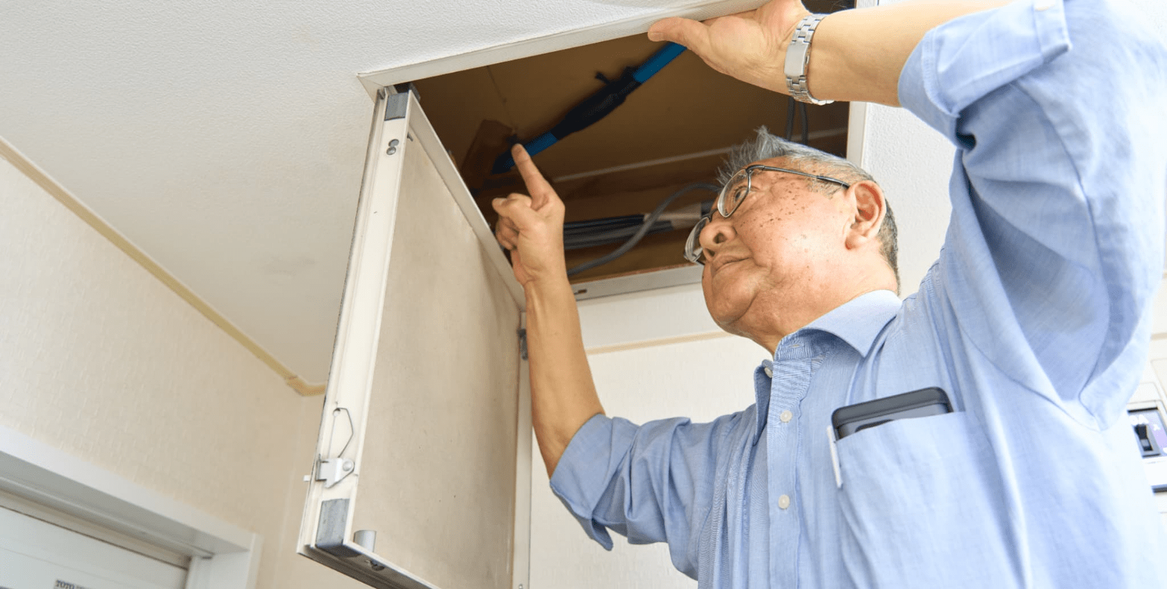 隠蔽配管に対応できる、確かな技術