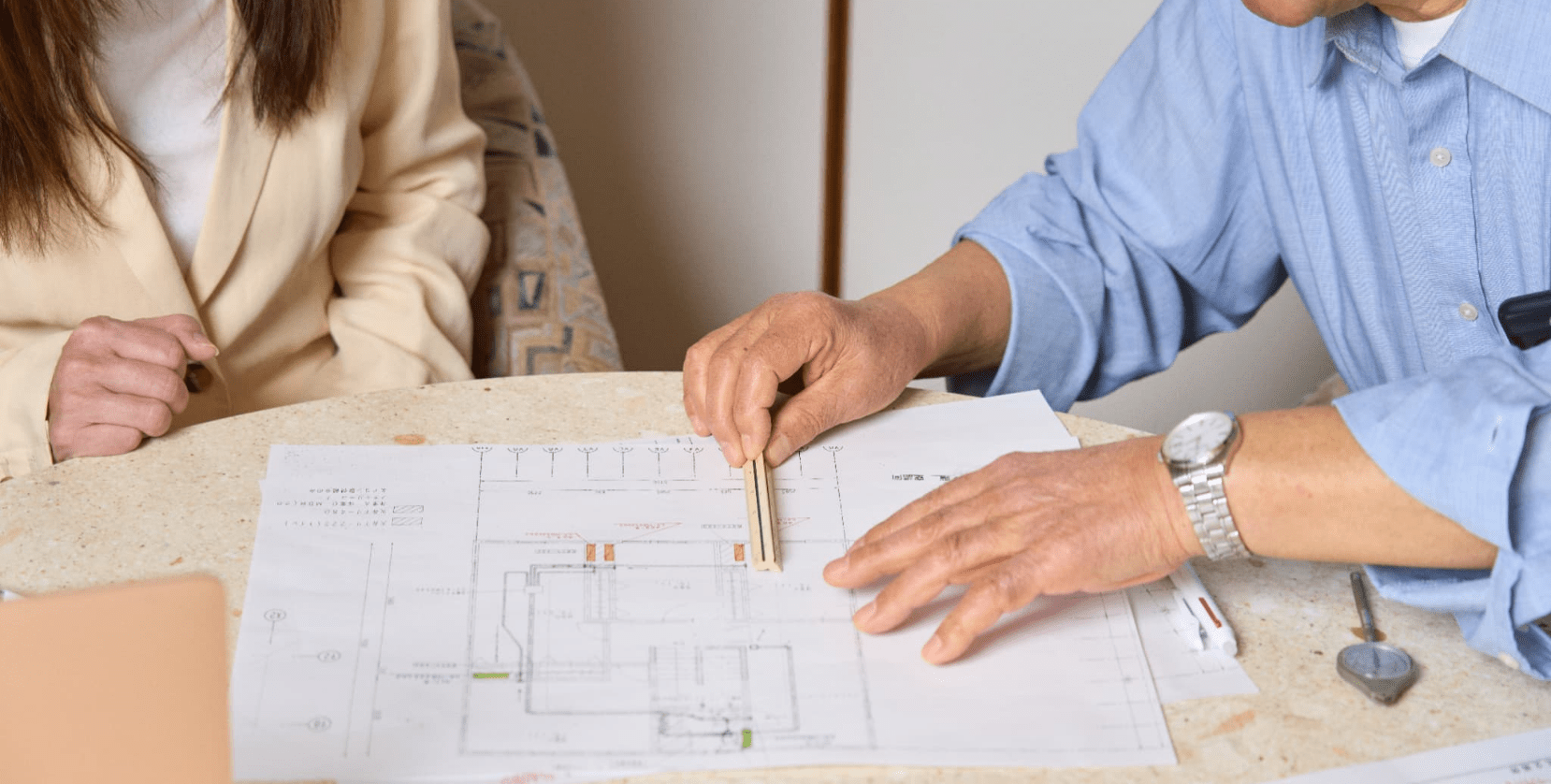 専門スタッフによる“その場でわかる”現地対応